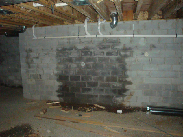 leaking basement walls